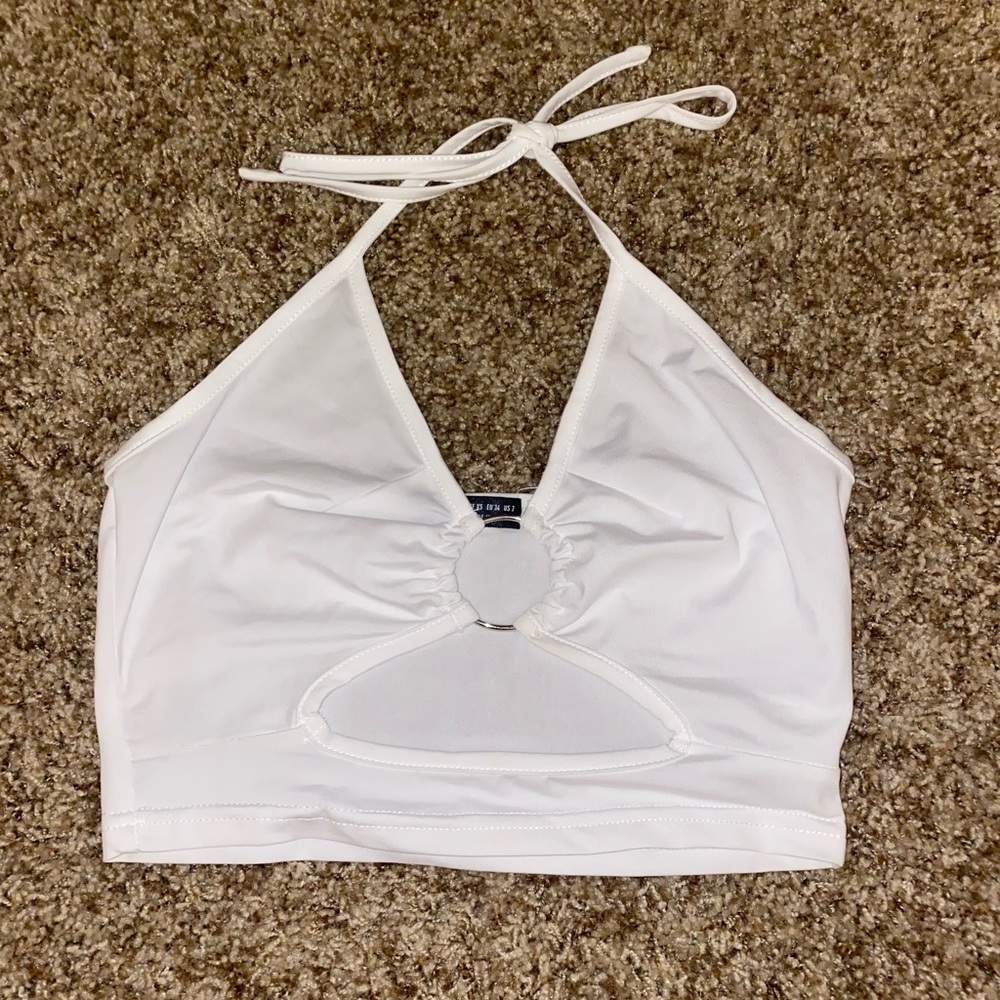 White Crop Top